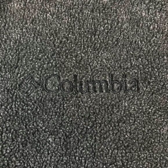 Columbia Men Medium Gray Fleece Full Zip Vest - Picture 6 of 8